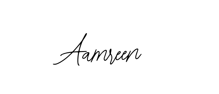 How to make Aamreen name signature. Use Bearetta-2O07w style for creating short signs online. This is the latest handwritten sign. Aamreen signature style 12 images and pictures png