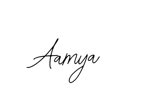 Use a signature maker to create a handwritten signature online. With this signature software, you can design (Bearetta-2O07w) your own signature for name Aamya. Aamya signature style 12 images and pictures png