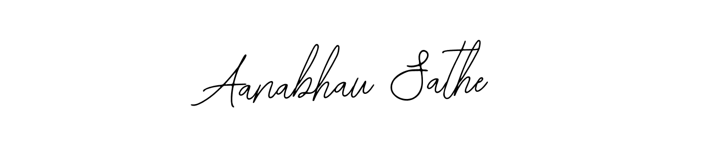 This is the best signature style for the Aanabhau Sathe name. Also you like these signature font (Bearetta-2O07w). Mix name signature. Aanabhau Sathe signature style 12 images and pictures png