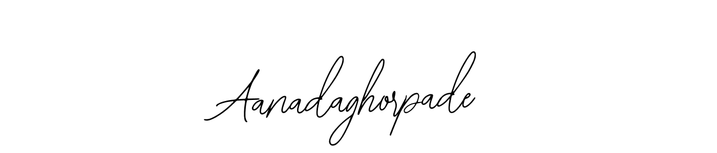 How to Draw Aanadaghorpade signature style? Bearetta-2O07w is a latest design signature styles for name Aanadaghorpade. Aanadaghorpade signature style 12 images and pictures png