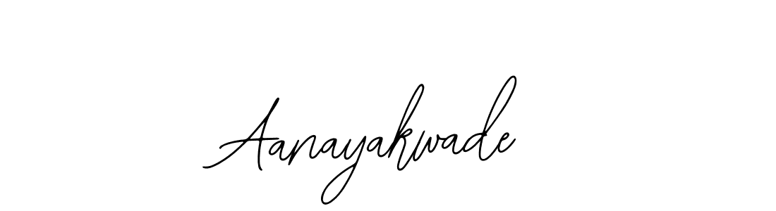 Use a signature maker to create a handwritten signature online. With this signature software, you can design (Bearetta-2O07w) your own signature for name Aanayakwade. Aanayakwade signature style 12 images and pictures png