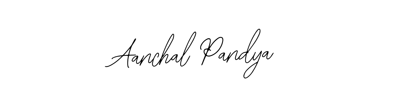 Aanchal Pandya stylish signature style. Best Handwritten Sign (Bearetta-2O07w) for my name. Handwritten Signature Collection Ideas for my name Aanchal Pandya. Aanchal Pandya signature style 12 images and pictures png