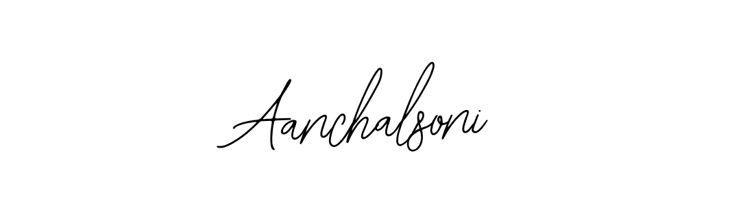 Also You can easily find your signature by using the search form. We will create Aanchalsoni name handwritten signature images for you free of cost using Bearetta-2O07w sign style. Aanchalsoni signature style 12 images and pictures png