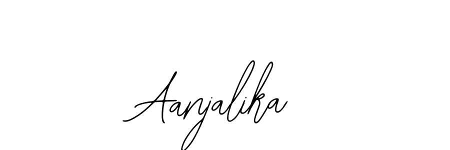 if you are searching for the best signature style for your name Aanjalika. so please give up your signature search. here we have designed multiple signature styles  using Bearetta-2O07w. Aanjalika signature style 12 images and pictures png