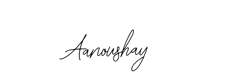 Use a signature maker to create a handwritten signature online. With this signature software, you can design (Bearetta-2O07w) your own signature for name Aanoushay. Aanoushay signature style 12 images and pictures png