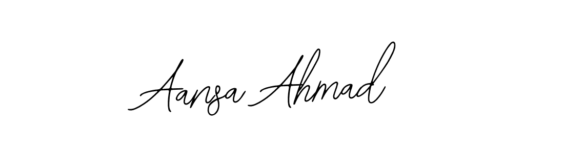 Make a beautiful signature design for name Aansa Ahmad. Use this online signature maker to create a handwritten signature for free. Aansa Ahmad signature style 12 images and pictures png