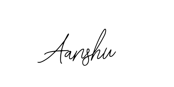 The best way (Bearetta-2O07w) to make a short signature is to pick only two or three words in your name. The name Aanshu include a total of six letters. For converting this name. Aanshu signature style 12 images and pictures png