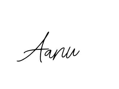 Use a signature maker to create a handwritten signature online. With this signature software, you can design (Bearetta-2O07w) your own signature for name Aanu. Aanu signature style 12 images and pictures png