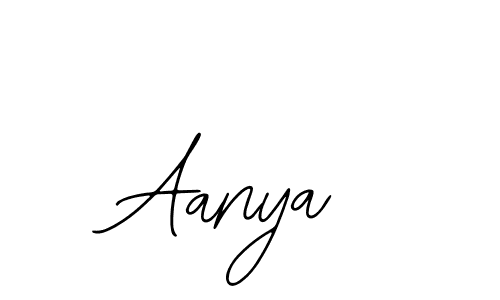 Design your own signature with our free online signature maker. With this signature software, you can create a handwritten (Bearetta-2O07w) signature for name Aanya. Aanya signature style 12 images and pictures png