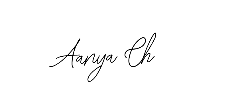 How to make Aanya Ch signature? Bearetta-2O07w is a professional autograph style. Create handwritten signature for Aanya Ch name. Aanya Ch signature style 12 images and pictures png