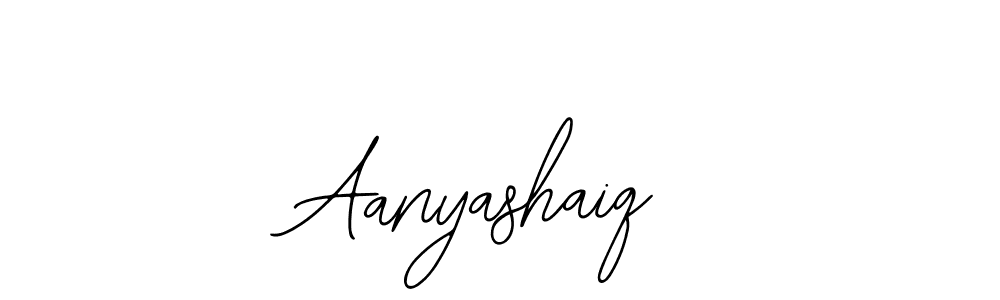 Also we have Aanyashaiq name is the best signature style. Create professional handwritten signature collection using Bearetta-2O07w autograph style. Aanyashaiq signature style 12 images and pictures png