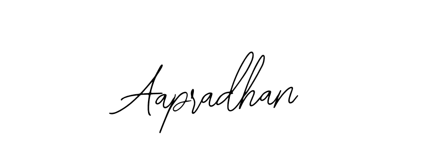 You should practise on your own different ways (Bearetta-2O07w) to write your name (Aapradhan) in signature. don't let someone else do it for you. Aapradhan signature style 12 images and pictures png