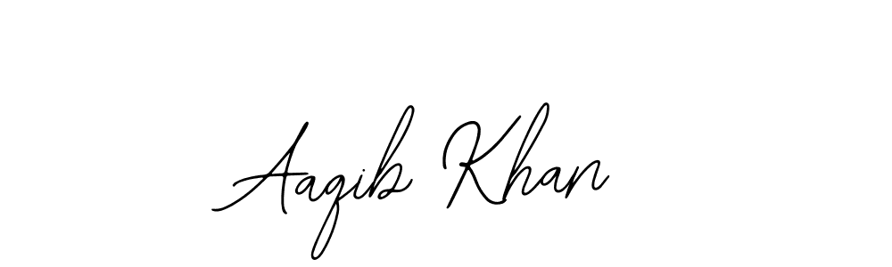 How to make Aaqib Khan signature? Bearetta-2O07w is a professional autograph style. Create handwritten signature for Aaqib Khan name. Aaqib Khan signature style 12 images and pictures png