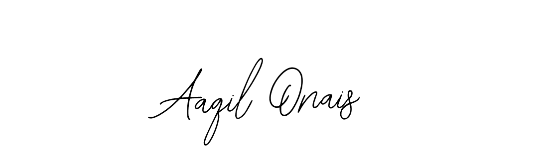 How to make Aaqil Onais signature? Bearetta-2O07w is a professional autograph style. Create handwritten signature for Aaqil Onais name. Aaqil Onais signature style 12 images and pictures png
