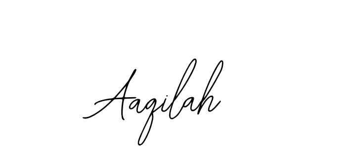 Make a beautiful signature design for name Aaqilah. With this signature (Bearetta-2O07w) style, you can create a handwritten signature for free. Aaqilah signature style 12 images and pictures png