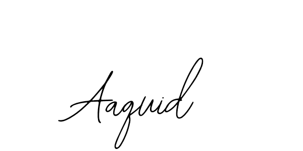 How to make Aaquid signature? Bearetta-2O07w is a professional autograph style. Create handwritten signature for Aaquid name. Aaquid signature style 12 images and pictures png