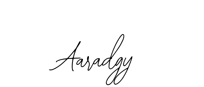 How to make Aaradgy signature? Bearetta-2O07w is a professional autograph style. Create handwritten signature for Aaradgy name. Aaradgy signature style 12 images and pictures png