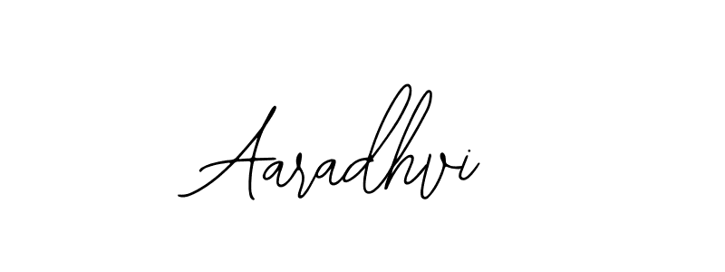 How to make Aaradhvi name signature. Use Bearetta-2O07w style for creating short signs online. This is the latest handwritten sign. Aaradhvi signature style 12 images and pictures png