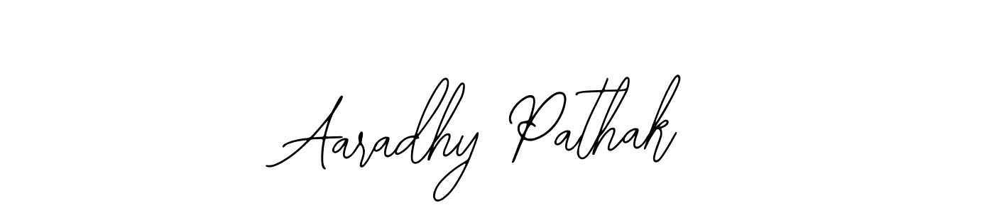 Use a signature maker to create a handwritten signature online. With this signature software, you can design (Bearetta-2O07w) your own signature for name Aaradhy Pathak. Aaradhy Pathak signature style 12 images and pictures png
