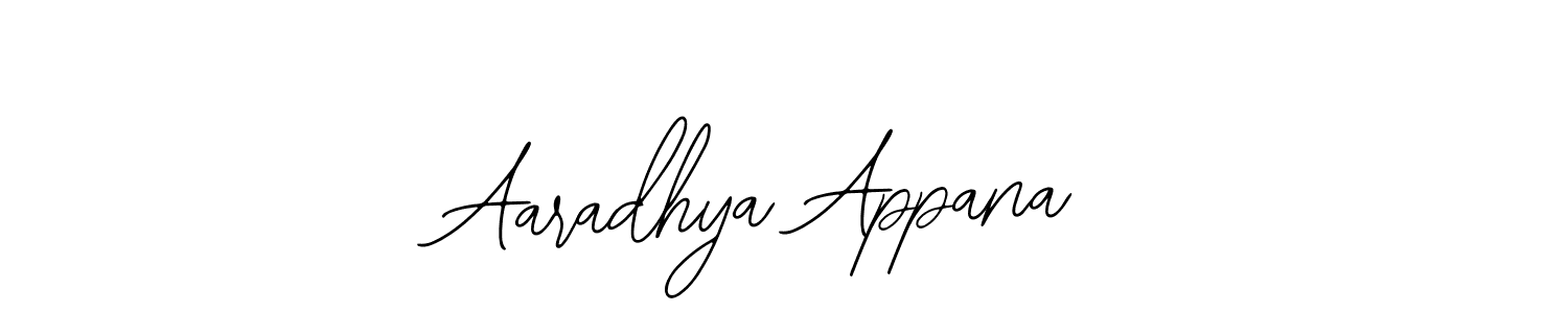 Also we have Aaradhya Appana name is the best signature style. Create professional handwritten signature collection using Bearetta-2O07w autograph style. Aaradhya Appana signature style 12 images and pictures png