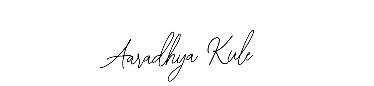 The best way (Bearetta-2O07w) to make a short signature is to pick only two or three words in your name. The name Aaradhya Kule include a total of six letters. For converting this name. Aaradhya Kule signature style 12 images and pictures png