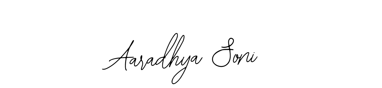 You should practise on your own different ways (Bearetta-2O07w) to write your name (Aaradhya Soni) in signature. don't let someone else do it for you. Aaradhya Soni signature style 12 images and pictures png