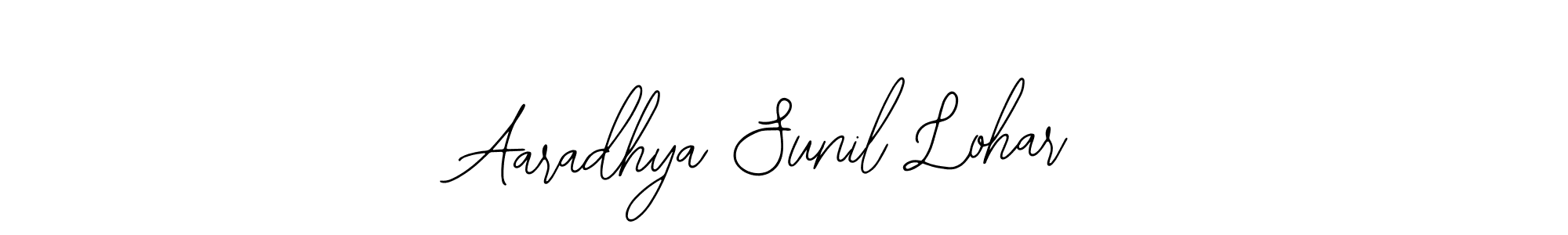 You should practise on your own different ways (Bearetta-2O07w) to write your name (Aaradhya Sunil Lohar) in signature. don't let someone else do it for you. Aaradhya Sunil Lohar signature style 12 images and pictures png