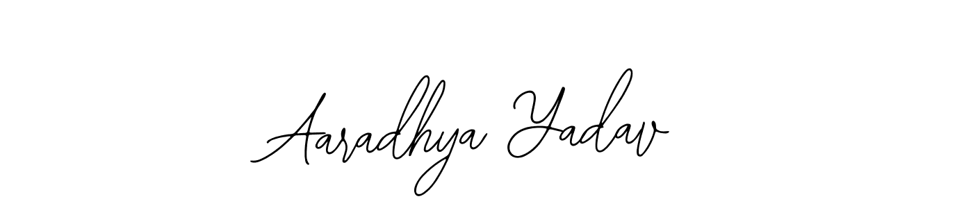 Bearetta-2O07w is a professional signature style that is perfect for those who want to add a touch of class to their signature. It is also a great choice for those who want to make their signature more unique. Get Aaradhya Yadav name to fancy signature for free. Aaradhya Yadav signature style 12 images and pictures png