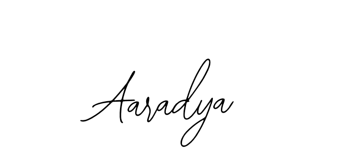 Aaradya stylish signature style. Best Handwritten Sign (Bearetta-2O07w) for my name. Handwritten Signature Collection Ideas for my name Aaradya. Aaradya signature style 12 images and pictures png