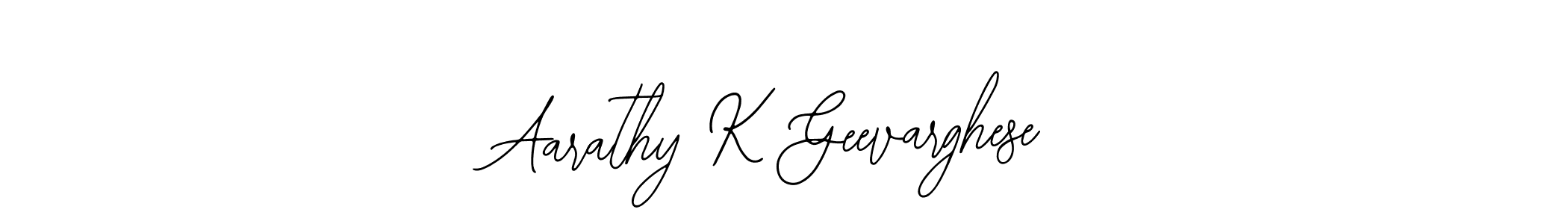 Similarly Bearetta-2O07w is the best handwritten signature design. Signature creator online .You can use it as an online autograph creator for name Aarathy K Geevarghese. Aarathy K Geevarghese signature style 12 images and pictures png