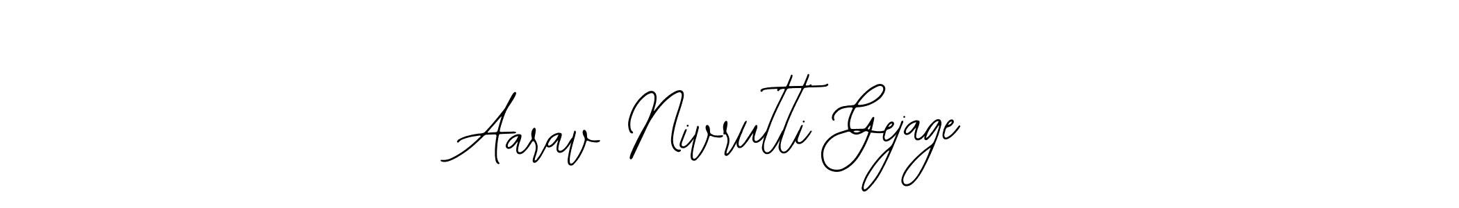 This is the best signature style for the Aarav Nivrutti Gejage name. Also you like these signature font (Bearetta-2O07w). Mix name signature. Aarav Nivrutti Gejage signature style 12 images and pictures png