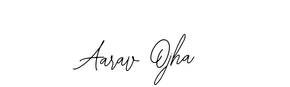 Use a signature maker to create a handwritten signature online. With this signature software, you can design (Bearetta-2O07w) your own signature for name Aarav Ojha. Aarav Ojha signature style 12 images and pictures png