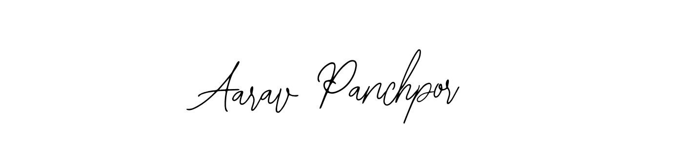 Similarly Bearetta-2O07w is the best handwritten signature design. Signature creator online .You can use it as an online autograph creator for name Aarav Panchpor. Aarav Panchpor signature style 12 images and pictures png