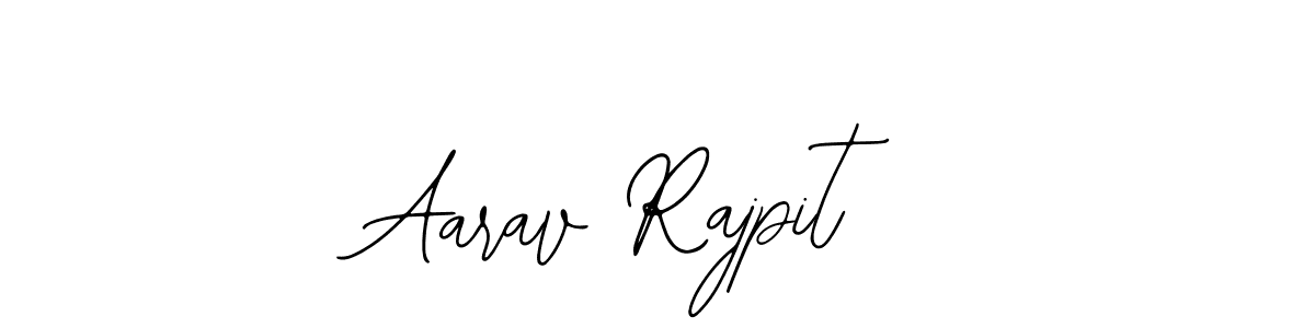 How to make Aarav Rajpit name signature. Use Bearetta-2O07w style for creating short signs online. This is the latest handwritten sign. Aarav Rajpit signature style 12 images and pictures png