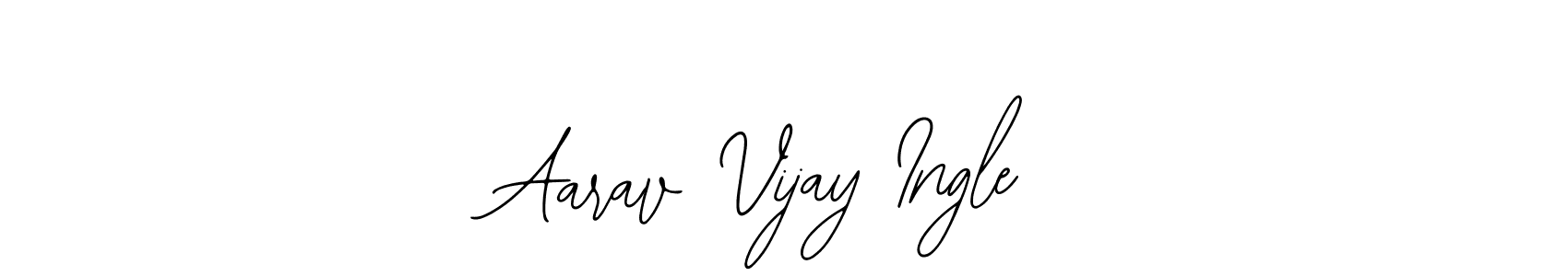 Also You can easily find your signature by using the search form. We will create Aarav Vijay Ingle name handwritten signature images for you free of cost using Bearetta-2O07w sign style. Aarav Vijay Ingle signature style 12 images and pictures png