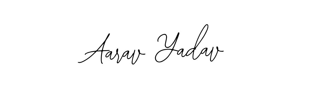 You should practise on your own different ways (Bearetta-2O07w) to write your name (Aarav Yadav) in signature. don't let someone else do it for you. Aarav Yadav signature style 12 images and pictures png