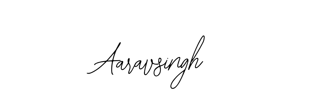 How to make Aaravsingh name signature. Use Bearetta-2O07w style for creating short signs online. This is the latest handwritten sign. Aaravsingh signature style 12 images and pictures png