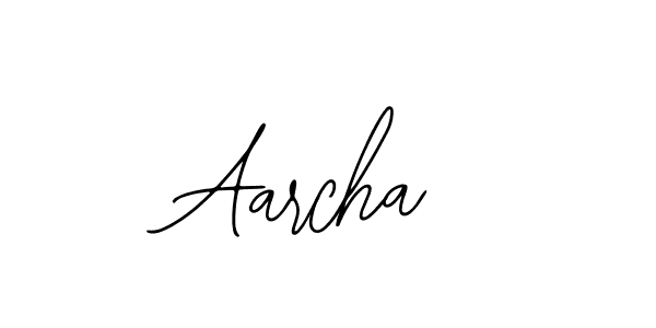 How to make Aarcha signature? Bearetta-2O07w is a professional autograph style. Create handwritten signature for Aarcha name. Aarcha signature style 12 images and pictures png