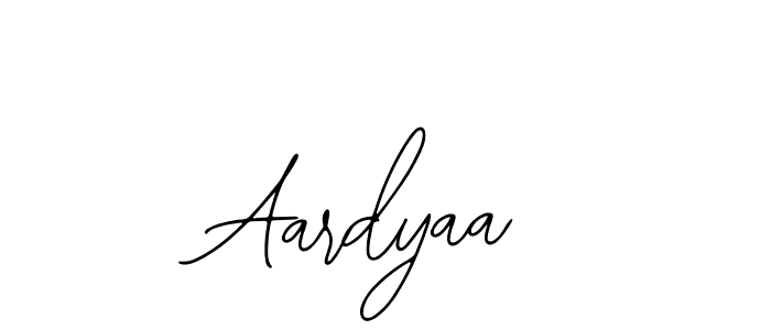 Make a beautiful signature design for name Aardyaa. With this signature (Bearetta-2O07w) style, you can create a handwritten signature for free. Aardyaa signature style 12 images and pictures png