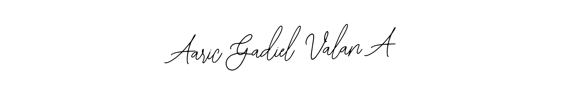 How to make Aaric Gadiel Valan A signature? Bearetta-2O07w is a professional autograph style. Create handwritten signature for Aaric Gadiel Valan A name. Aaric Gadiel Valan A signature style 12 images and pictures png