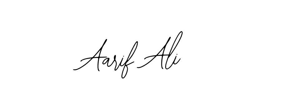 You should practise on your own different ways (Bearetta-2O07w) to write your name (Aarif Ali) in signature. don't let someone else do it for you. Aarif Ali signature style 12 images and pictures png