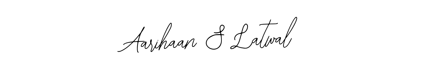 It looks lik you need a new signature style for name Aarihaan S Latwal. Design unique handwritten (Bearetta-2O07w) signature with our free signature maker in just a few clicks. Aarihaan S Latwal signature style 12 images and pictures png
