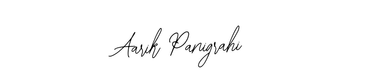 The best way (Bearetta-2O07w) to make a short signature is to pick only two or three words in your name. The name Aarik Panigrahi include a total of six letters. For converting this name. Aarik Panigrahi signature style 12 images and pictures png
