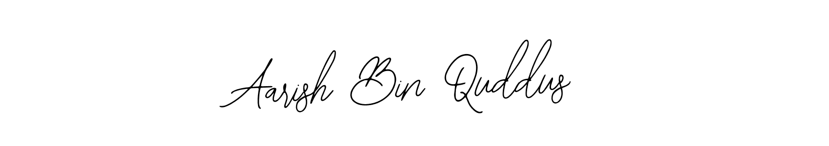 Make a beautiful signature design for name Aarish Bin Quddus. Use this online signature maker to create a handwritten signature for free. Aarish Bin Quddus signature style 12 images and pictures png