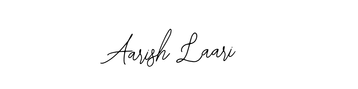 Use a signature maker to create a handwritten signature online. With this signature software, you can design (Bearetta-2O07w) your own signature for name Aarish Laari. Aarish Laari signature style 12 images and pictures png