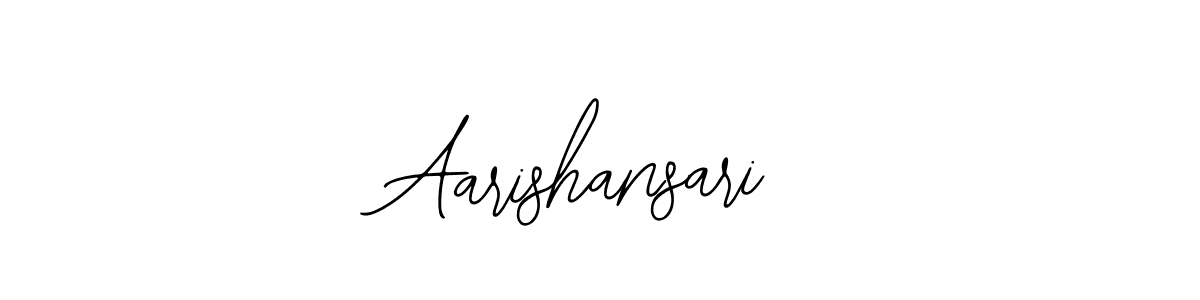 Use a signature maker to create a handwritten signature online. With this signature software, you can design (Bearetta-2O07w) your own signature for name Aarishansari. Aarishansari signature style 12 images and pictures png