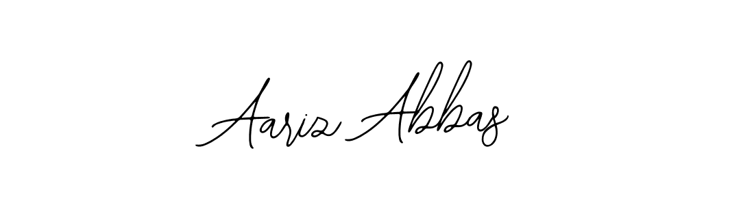 How to make Aariz Abbas name signature. Use Bearetta-2O07w style for creating short signs online. This is the latest handwritten sign. Aariz Abbas signature style 12 images and pictures png