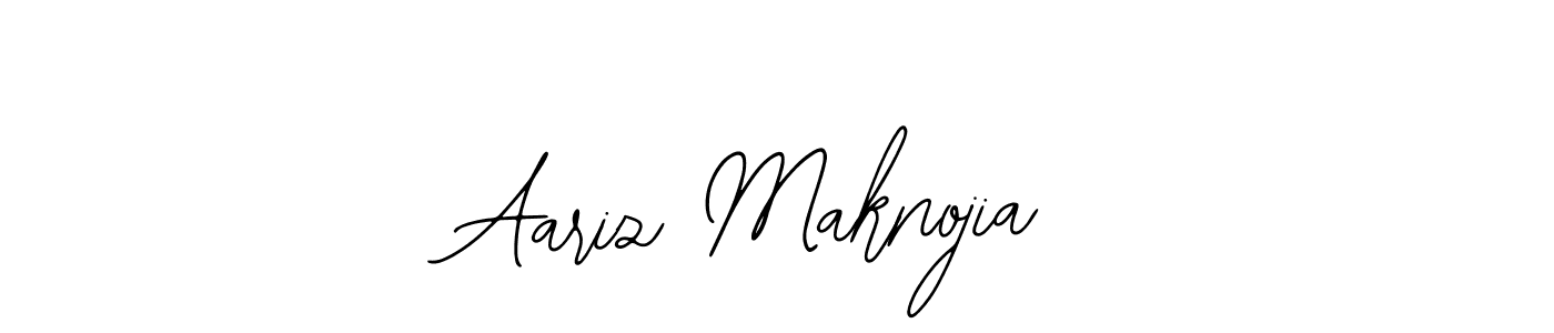 Aariz Maknojia stylish signature style. Best Handwritten Sign (Bearetta-2O07w) for my name. Handwritten Signature Collection Ideas for my name Aariz Maknojia. Aariz Maknojia signature style 12 images and pictures png