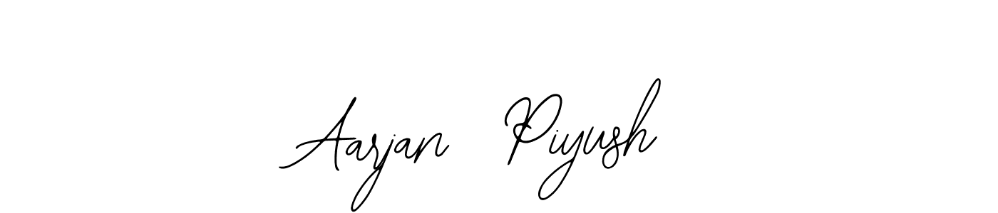 See photos of Aarjan  Piyush official signature by Spectra . Check more albums & portfolios. Read reviews & check more about Bearetta-2O07w font. Aarjan  Piyush signature style 12 images and pictures png