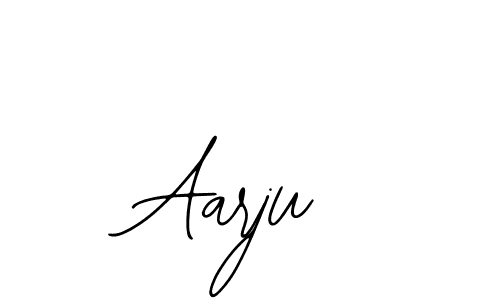 How to make Aarju name signature. Use Bearetta-2O07w style for creating short signs online. This is the latest handwritten sign. Aarju signature style 12 images and pictures png